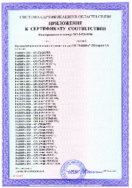 ССС на радиомаршрутизаторы РАПИРА